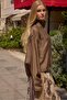 Transparent Jacket Shirt with Large Pockets and Standing Collar Per9753 - 3