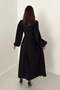 Black lace detailed dress - 5