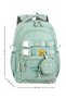 Premium Black Multi-Compartment Waterproof Laptop Compartment Orthopedic Primary and Secondary School School Bag (with Badge and Teddy Bear Wallet as a Gift) - 2