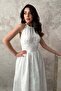 Ecru Halter Dress - 3