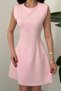 Light Pink Sleeveless Short Dress - 4