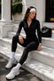 Body-Hugging Recovery Bodysuit with Hidden Zipper, Sports Yoga Long Leggings Jumpsuit Swimsuit - 2