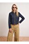 60809 Short Jacket with Pocket Detail - Navy Blue - 2