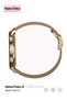 Super Slim Ladies Smart Watch – Round AMOLED Display, Waterproof, AI Voice Assistant, Fitness & Sleep Tracking, Heart Rate Monitor, 3 Interchangeable Gold Straps - 5
