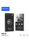 RW56 Round Shape AMOLED Display Smart Watch – Stylish and Functional Watch with 3 Pairs of Straps, Wireless Charger, Fitness Tracker, Heart Rate Monitor, Compatible with Men and Boys – Black - 4