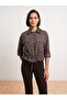 60818 Belted Jacket with Drawstring Pocket Detail - Brown - 2