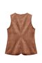 Camel Meryl Suede Vest - 2