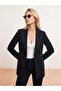 60814 Gold Buttoned Blazer-Black - 4