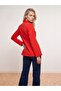 60814 Gold Buttoned Blazer-Red - 2
