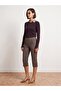 72789 Side Slit Capri-Coffee - 2