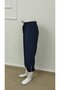 Women's Elastic Waist Lace-Up Button Detailed Trousers - 5