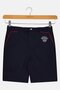 Kids Boy Embroidered Logo Basic Shorts, Navy - 2