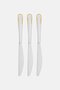 3 Piece Stainless Steel Dinner Table Knife Set, Silver - 2