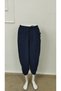 Women's Elastic Waist Lace-Up Button Detailed Trousers - 4