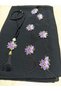 Needlework Black Color Prayer Mat with Prayer Beads - 3