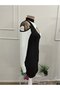Women's Long Sleeve Turtleneck Open Chest One Shoulder Open Mini Diver Dress - 5