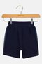Kids Boy Graphic Print Basic Shorts, Navy - 3
