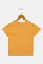 Toddlers Boy Brand Logo Short Sleeve T-Shirt, Orange - 3