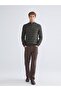 Quality Pieces from Çelebi Store Men's Striped Collar Sweater with High Collar - 2