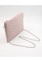 Women's Pink Sparkling Embossed Portfolio & Clutch Bag - 3