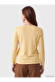 Crew Neck Patterned Women's Knitwear Sweater - 4