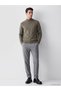 Rmz Gi̇yi̇m Farkiyla Half Fisherman Roba Collar Diamond Embroidered Men's Knitwear Sweater - 2