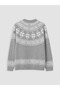 Patterned women's knit sweater - 7