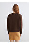 Dog Patterned Oversized Women's Knitwear Sweater - 4