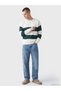 Timeless Clothing & Timeless Choices Zero Roba Collar Striped Men's Knitwear Sweater - 2