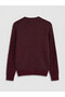 Crew Neck Shiny Textured Women's Knitwear Sweater - 6