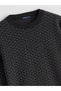 Crew Neck Patterned Men's Knitwear Sweater - 6
