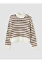 Half Turtleneck Patterned Women's Knitwear Sweater - 5