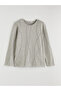 Crew Neck Patterned Women's Knitwear Sweater - 4