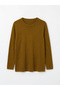 Crew Neck Self-Patterned Women's Knitwear Sweater - 5