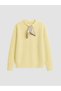 Women's Knitwear Sweater with Scarf Collar - 5
