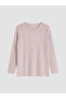Crew Neck Patterned Women's Knitwear Sweater - 5