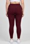 Women Sportswear Fit Training 7/8 Length Tight, Maroon - 4