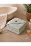 100% Cotton Embroidered Swaddle Baby Bath Towel with Hood - 3
