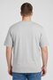 Men Crew Neck Short Sleeve Graphic Print T-Shirt, Grey - 4