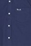 Men Regular Fit Embroidered Logo Long Sleeve Casual Shirt, Navy - 5