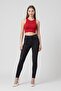 Women Regular Fit Solid Stretchable Jeans, Black - 2