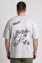 Zoox Men Relaxed Fit Crew Neck Short Sleeve Graphic Print T-Shirt, Light Grey - 3