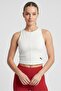 Women Sportwear Fit Sleeveless Training Tank Top, White
