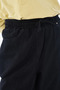 Elastic Waist Pants Black - 6