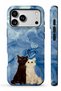 Compatible with iPhone 17 Pro Max / 18 Pro Max - Blue Fairy Tale Double Layer Glossy Tough Phone Case