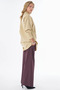 Fabric Garnished Cotton Tunic Yellow - 5