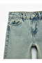 Cotton Wide Leg Denim School Trousers - 3