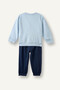 2-Piece Dog Printed Blue Baby Boy Top and Bottom Set H8482A5/Be343 - 3