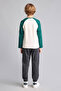 Printed Long Sleeve T-Shirt Top Flexible Waist Sweatpants 2-Piece Set Boy I0392A826Au - 7