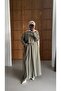 Women's Hijab Modal 2-Piece Set Wide-Legged Trousers - Shirt Oversized Comfortable Fit